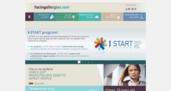 Desktop Screenshot of facingallergies.com